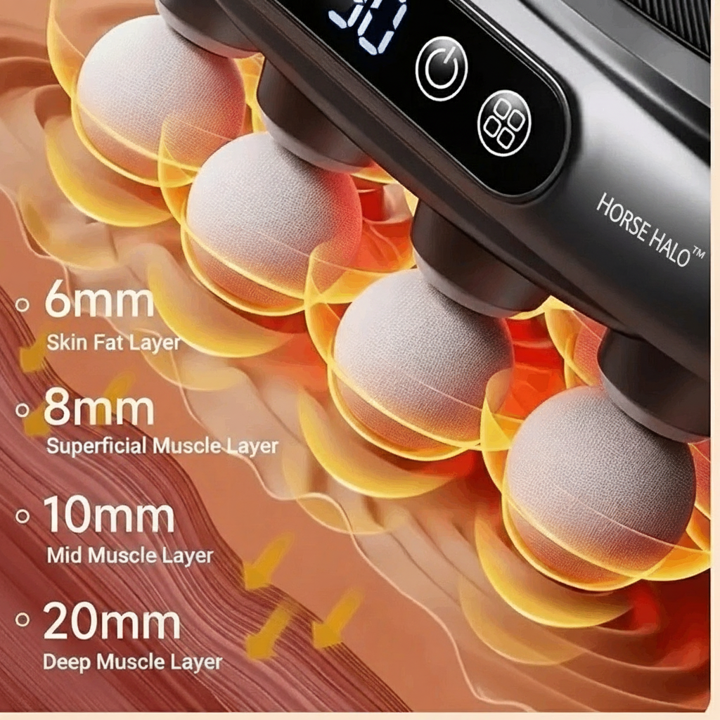 8 Heads Horse Massage Gun