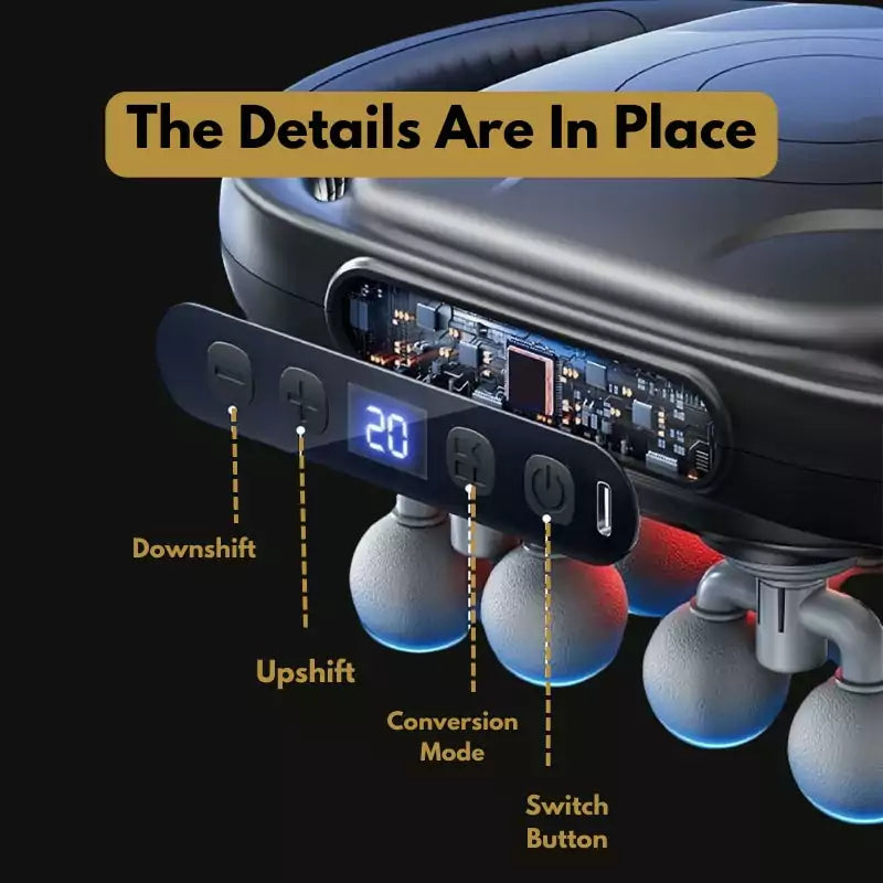 8 Heads Horse Massage Gun