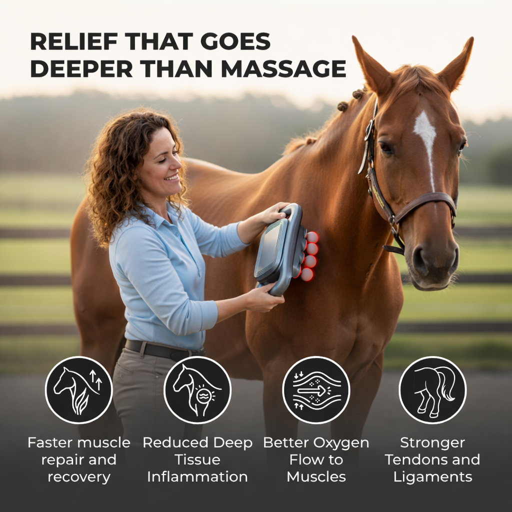 8 Heads Horse Massage Gun