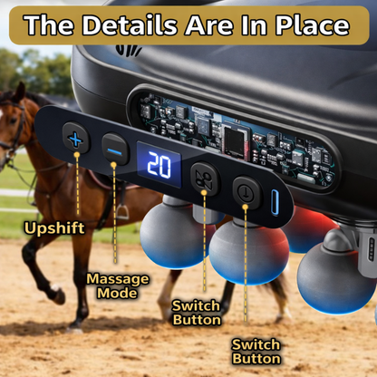 8 Heads Horse Massage Gun